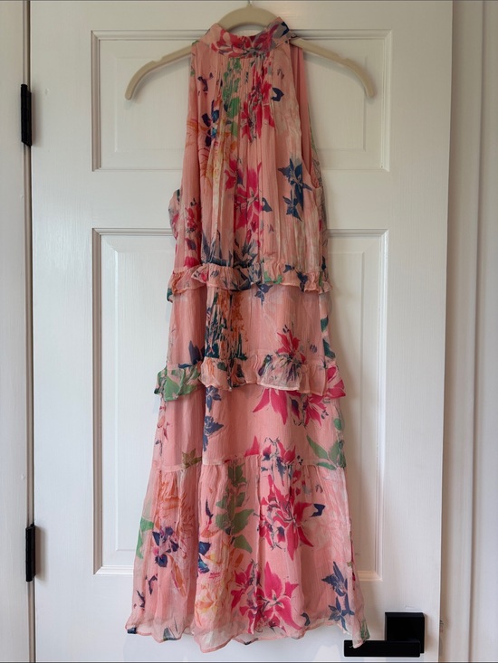 Nicole Miller Dresses & Skirts - Nicole Miller Pink Floral Silk Dress